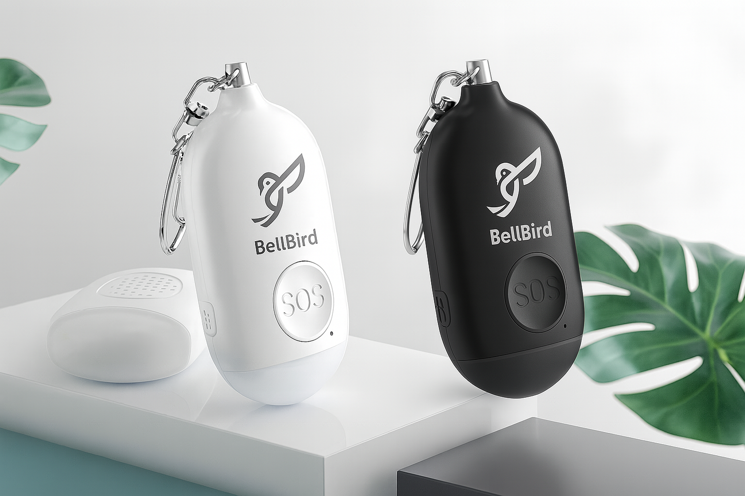 Bellbird Set of 2 Rechargeable Safety Alarms w/ Gift Boxes