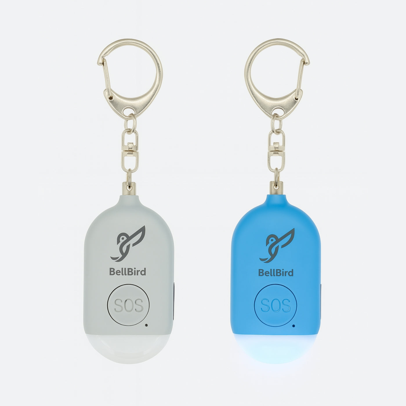 Bellbird Set of 2 Rechargeable Safety Alarms w/ Gift Boxes