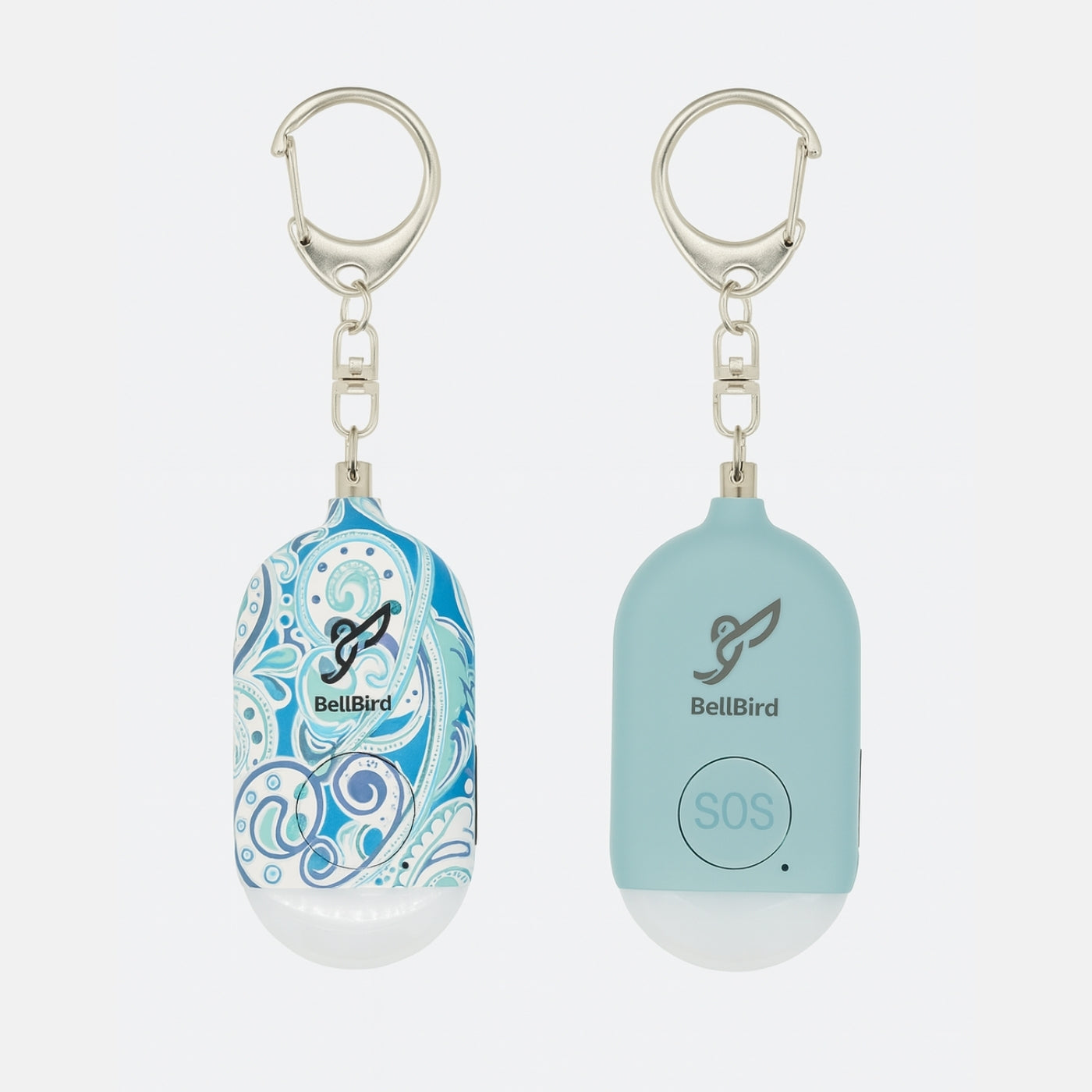 Bellbird Original 2-Pack Rechargeable Safety Alarms – 130dB + LED